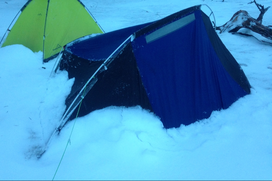 Snowy Tent